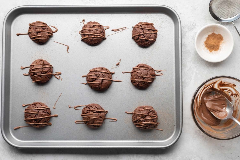 Chocolate Cinnamon Brownie Cookies