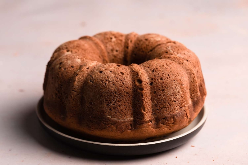 Pumpkin Pound Cake With Maple Pecan Glaze