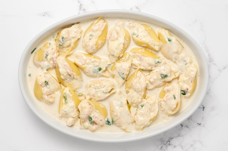 Shrimp Scampi Stuffed Shells