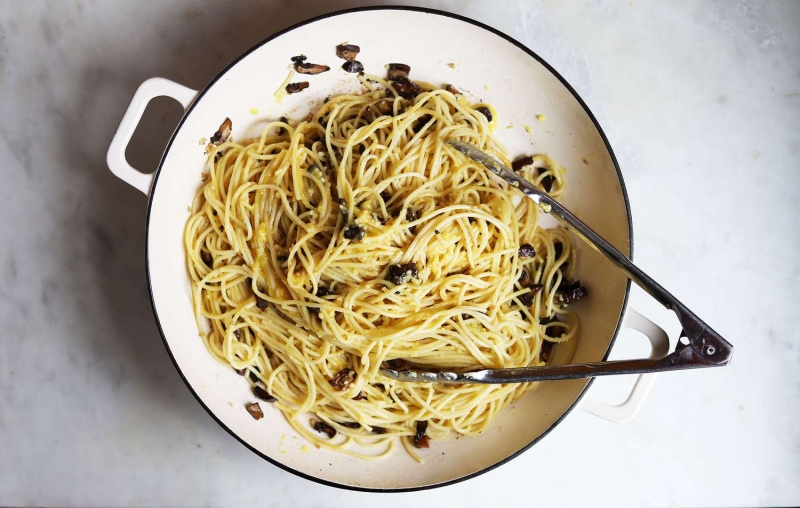 Mushroom Carbonara Recipe