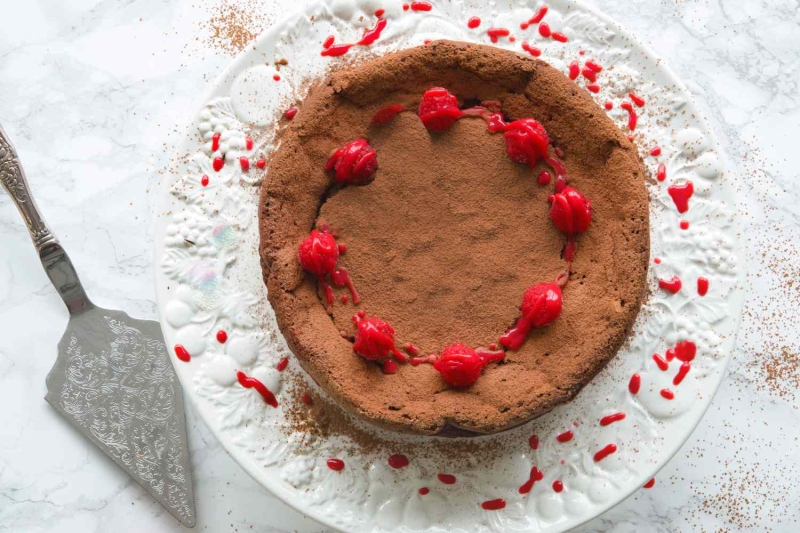 Flourless Chocolate and Amaretto Torte