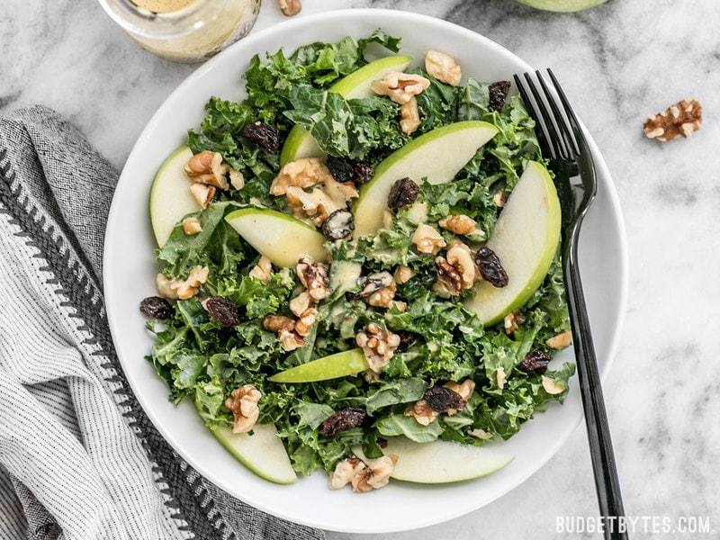 Apple Dijon Kale Salad