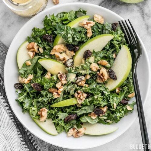 Apple Dijon Kale Salad