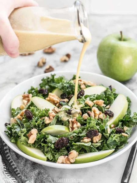 Apple Dijon Kale Salad