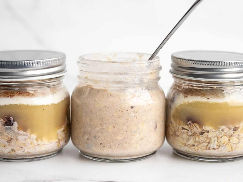 Apple Pie Overnight Oats