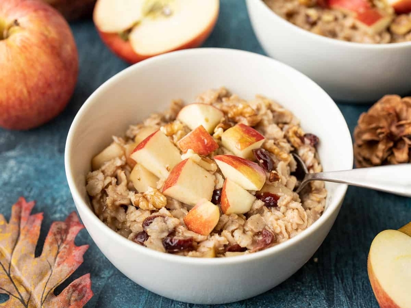 Autumn Fruit and Nut Oatmeal