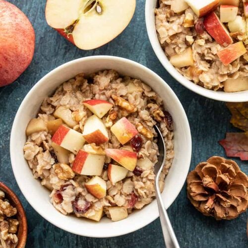 Autumn Fruit and Nut Oatmeal