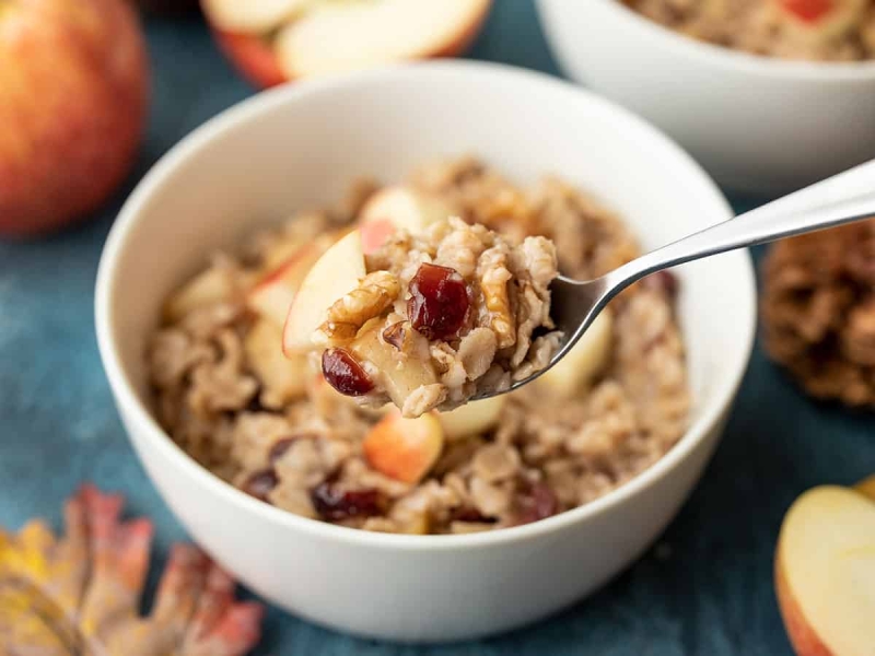 Autumn Fruit and Nut Oatmeal