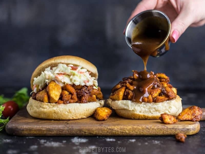 BBQ Tofu Sliders