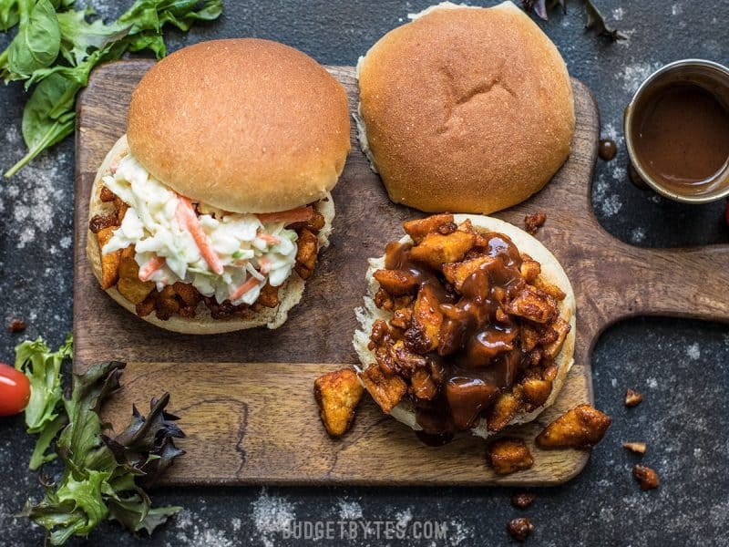 BBQ Tofu Sliders