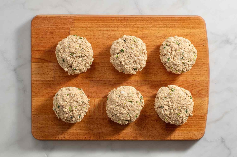 Vegan Tofu Veggie Burgers