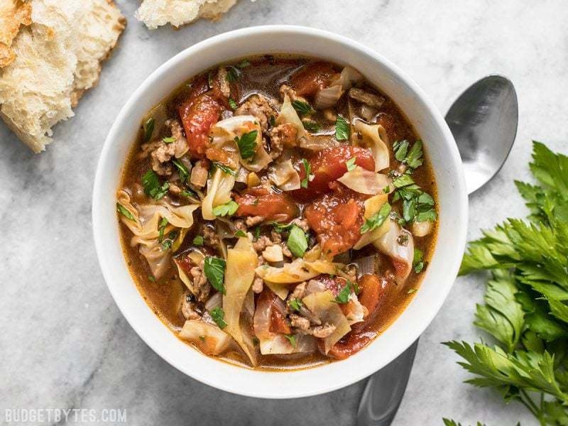 Beef and Cabbage Soup