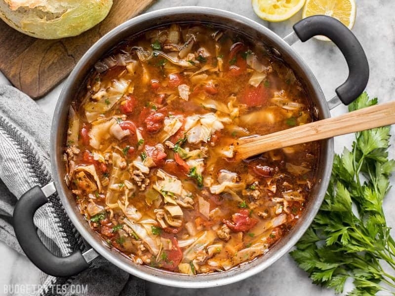 Beef and Cabbage Soup