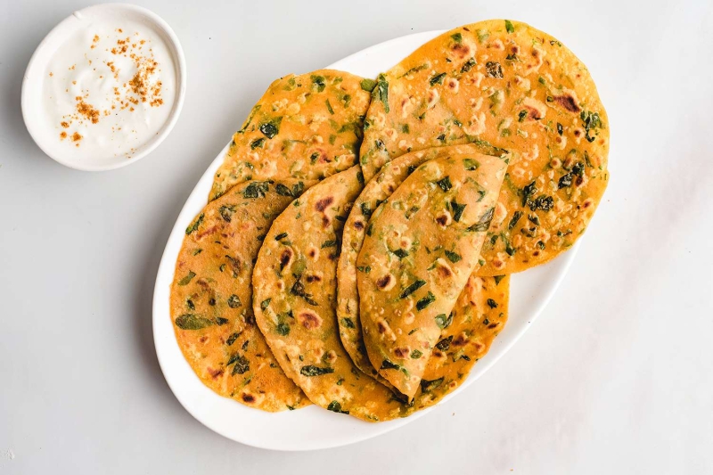 Methi Paratha (Fenugreek Paratha) Recipe