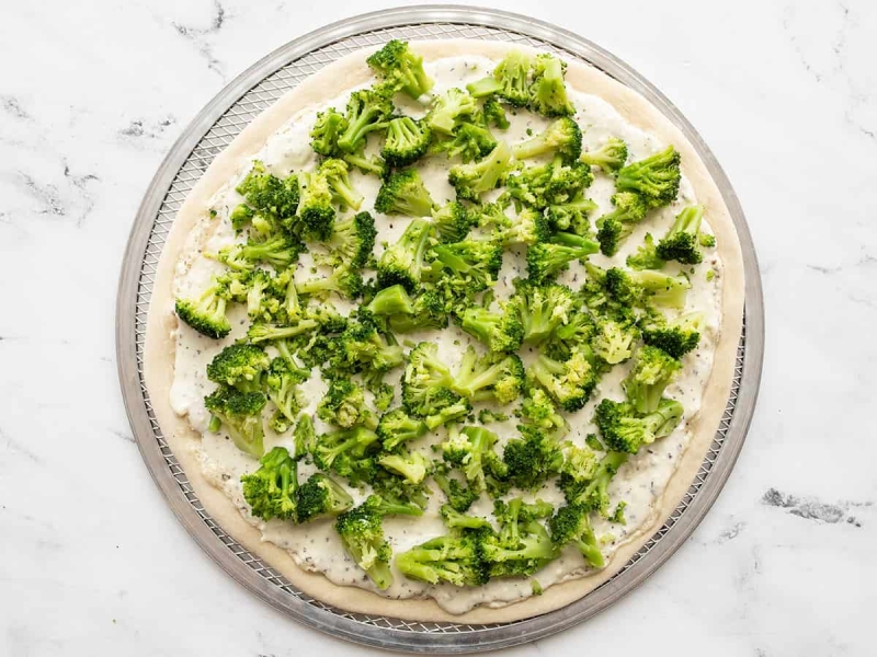 Broccoli Cheddar Pizza