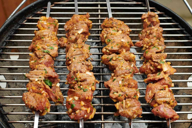 Classic Moroccan Lamb or Beef Kebabs (Brochettes)