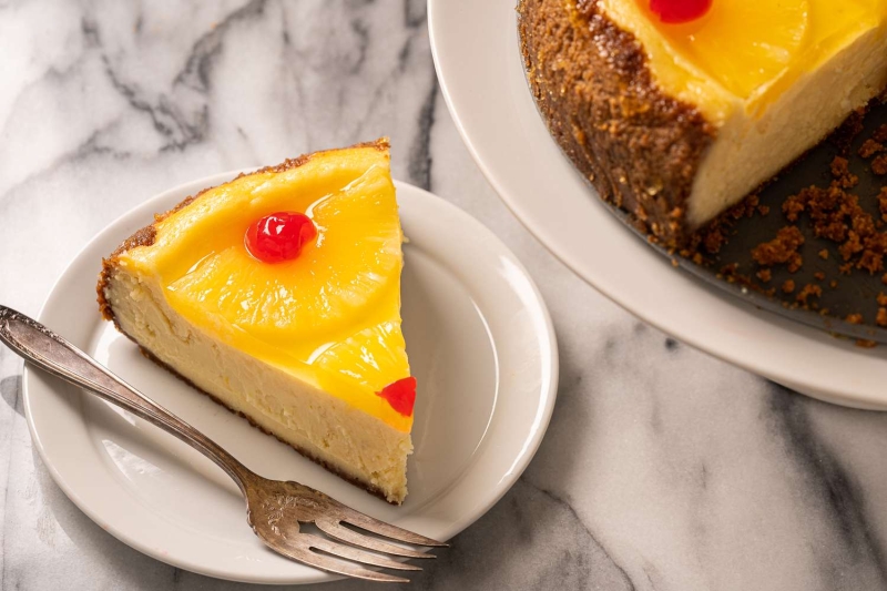 Pineapple Upside Down Cheesecake