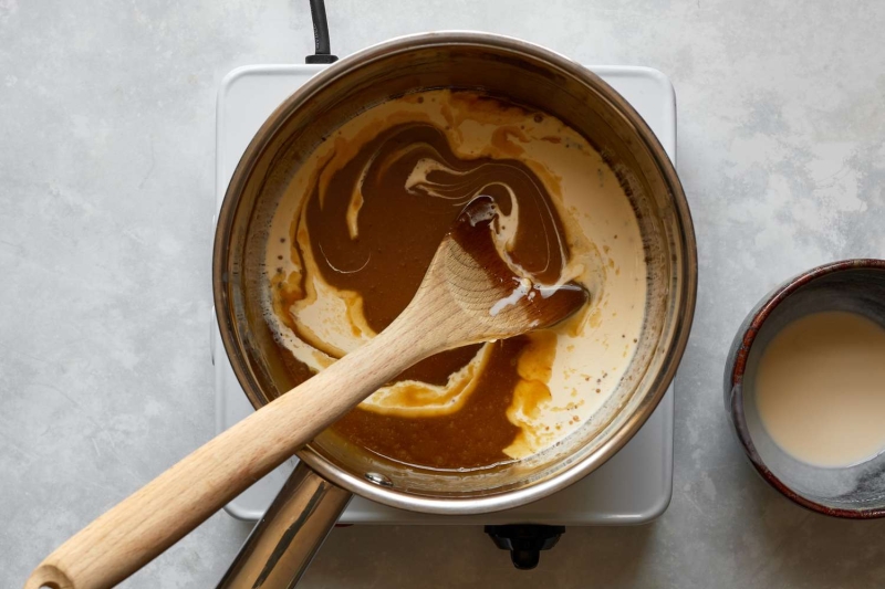 Pumpkin Spiced Waffles With Cinnamon Caramel Syrup