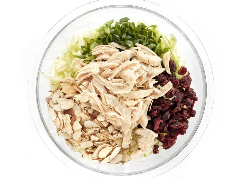 Chicken and Cranberry Salad with Lemon Poppy Seed Dressing