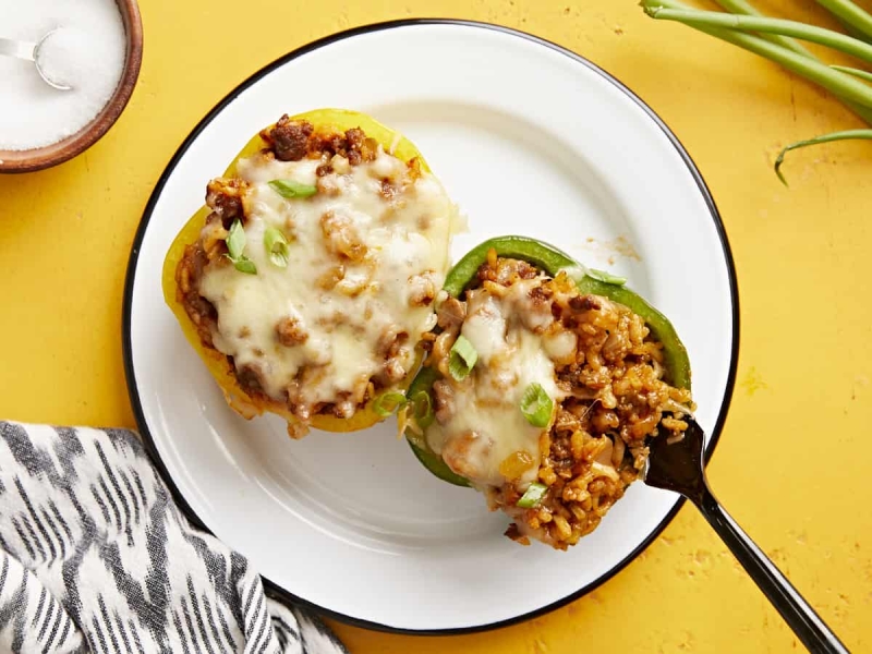 Chorizo Stuffed Bell Peppers