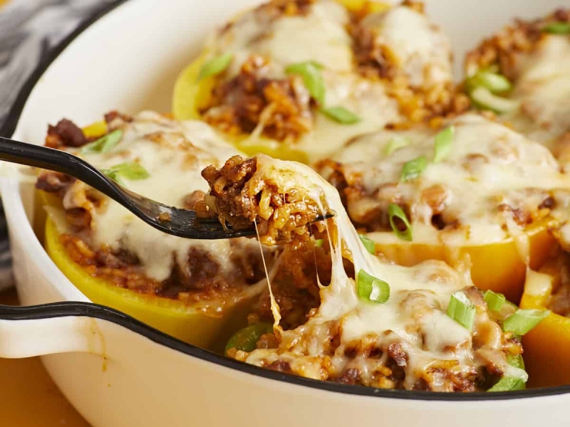 Chorizo Stuffed Bell Peppers