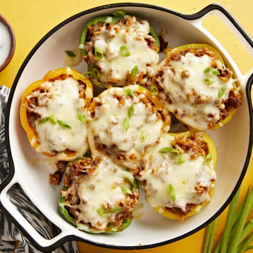 Chorizo Stuffed Bell Peppers