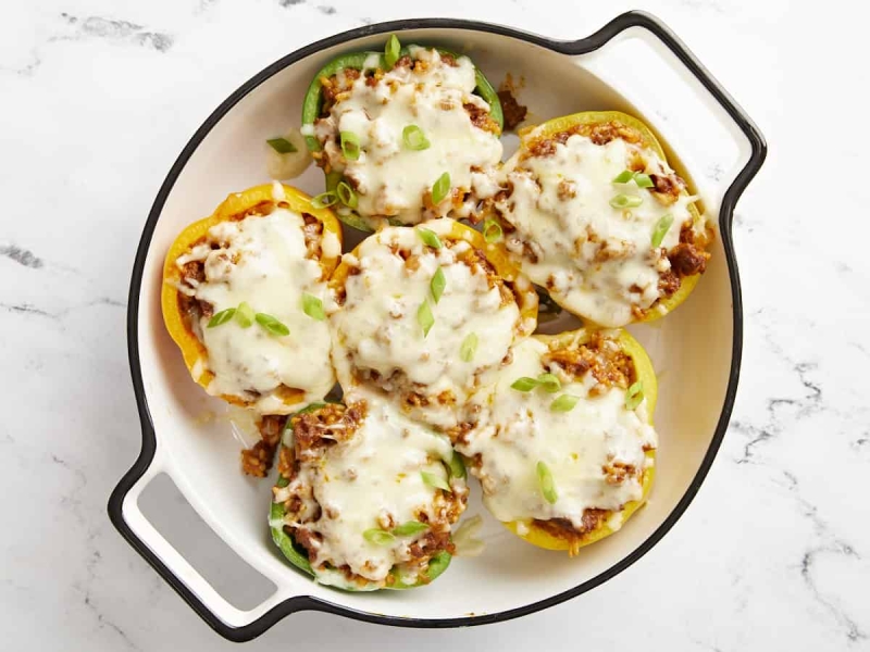 Chorizo Stuffed Bell Peppers