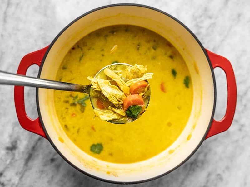 Coconut Turmeric Chicken Soup