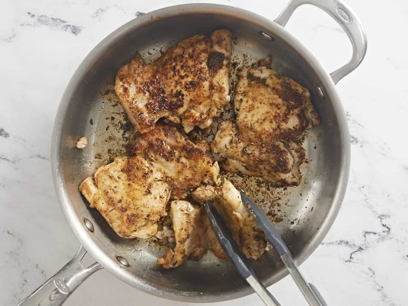 Creamy Chicken And Orzo Skillet