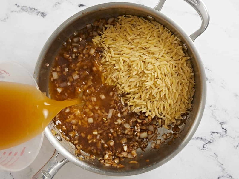 Creamy Chicken And Orzo Skillet