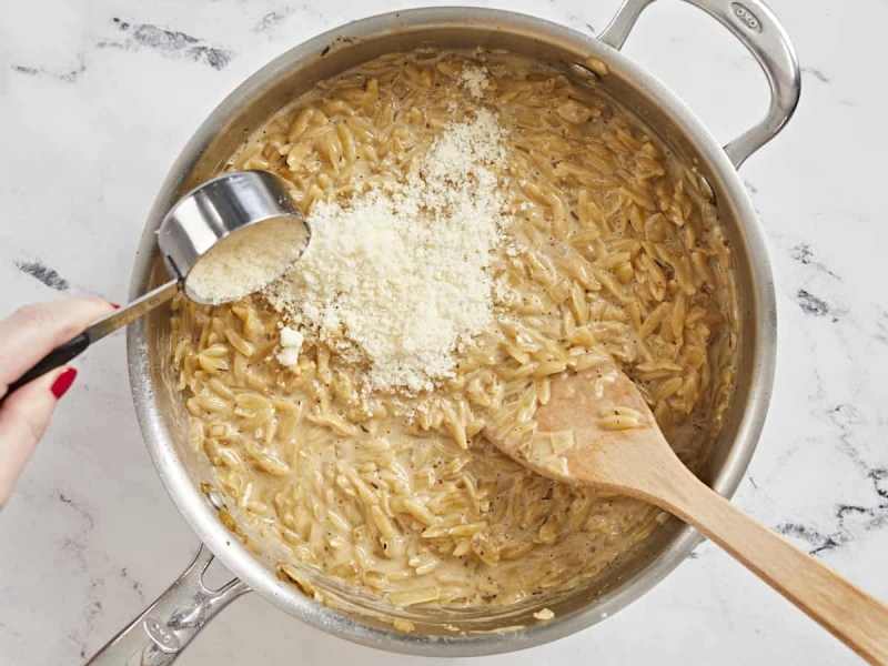 Creamy Chicken And Orzo Skillet