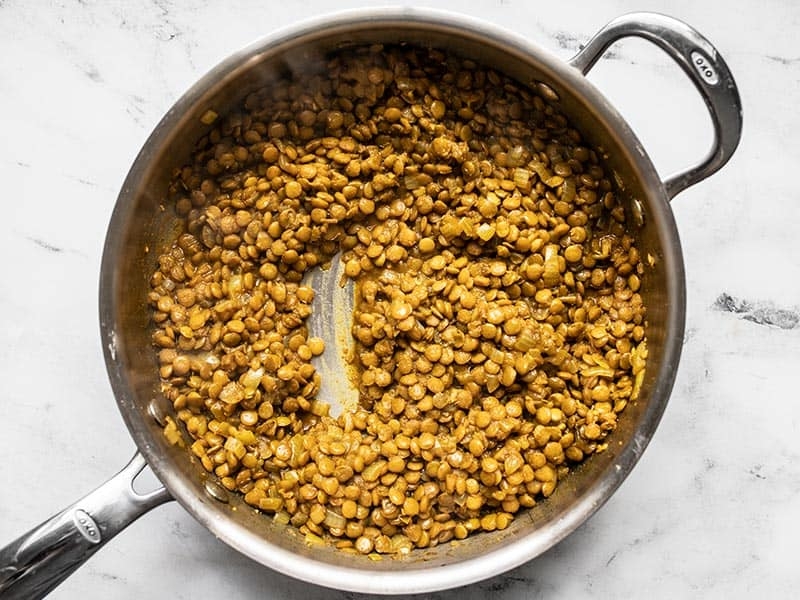 Creamy Coconut Curry Lentils with Spinach