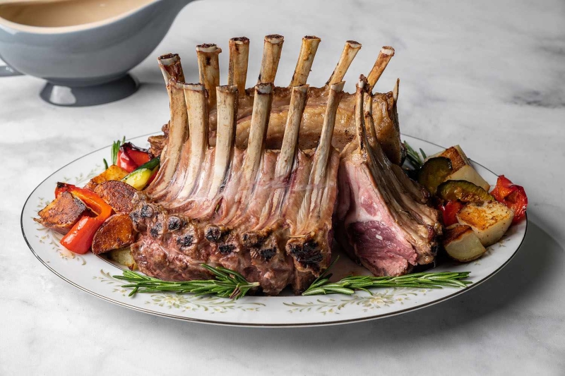 Classic Crown of Lamb Recipe and Gravy