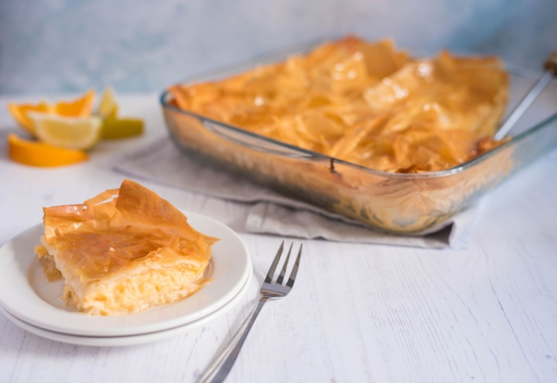 Galaktoboureko: Custard Pie With Phyllo