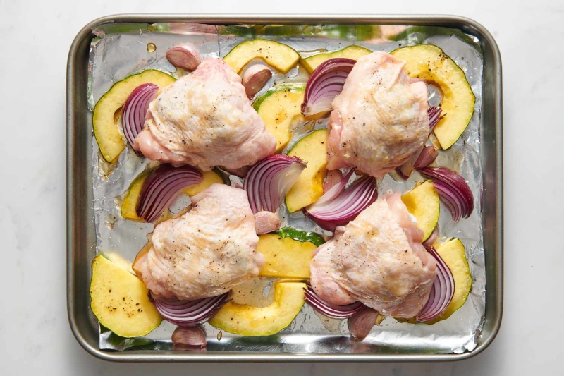 Sheet Pan Maple Garlic Chicken