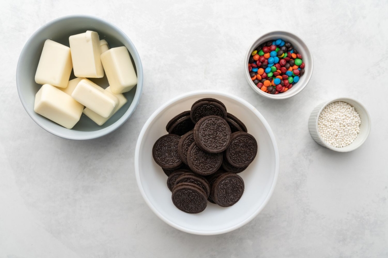 Rainbow Chocolate-Covered Cookies