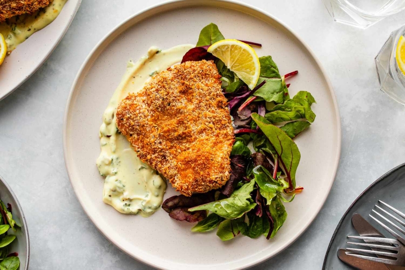 Panko-Crusted Baked Haddock