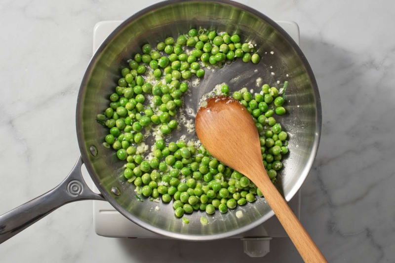 Savory Dutch Baby With Boursin and Peas