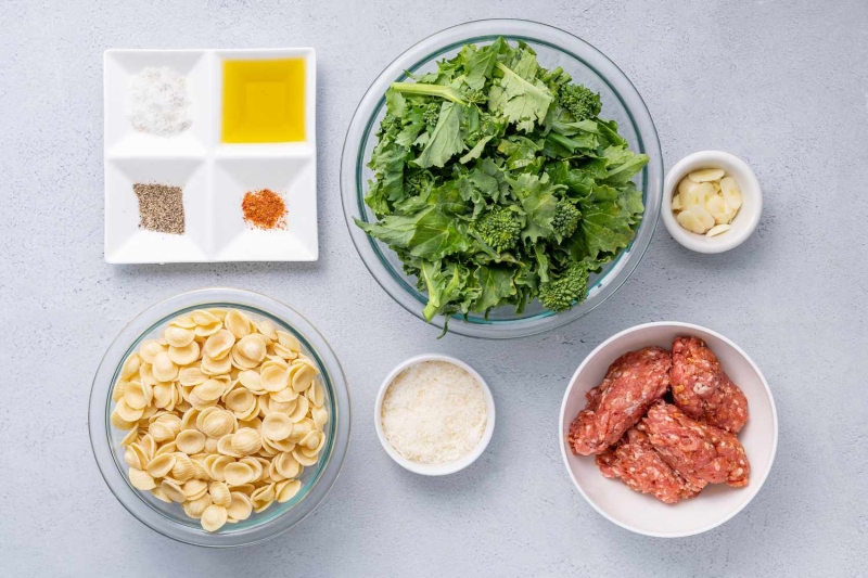 Orecchiette with Sausage and Broccoli Rabe