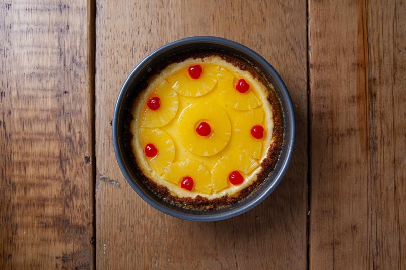 Pineapple Upside Down Cheesecake