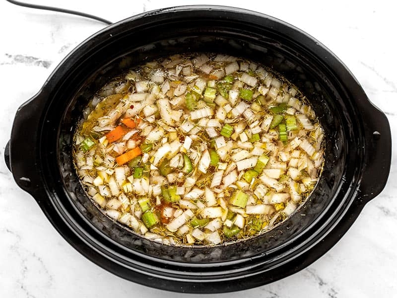 Easy Slow Cooker White Bean Soup