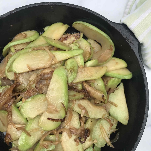 Sautéed Chayote Squash