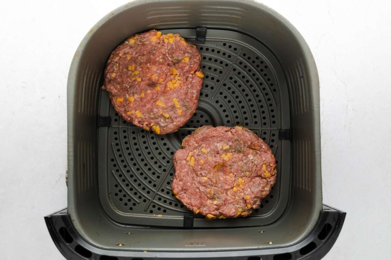 Air Fryer Burgers