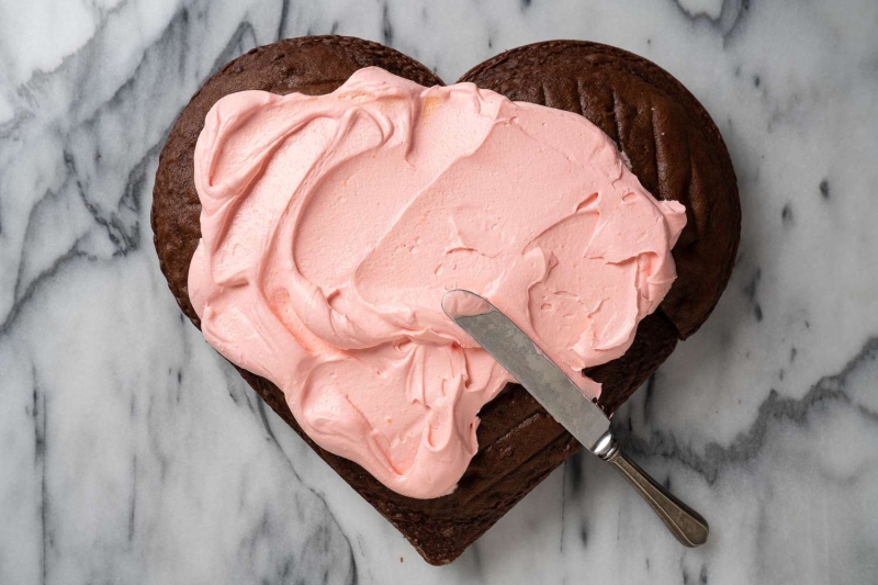 Heart-Shaped Valentine's Day Cake Recipe