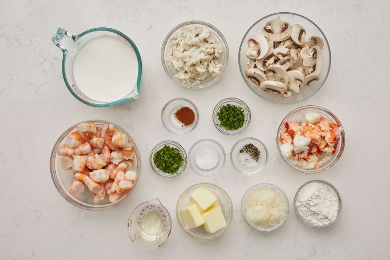 Shrimp and Crabmeat Seafood Casserole