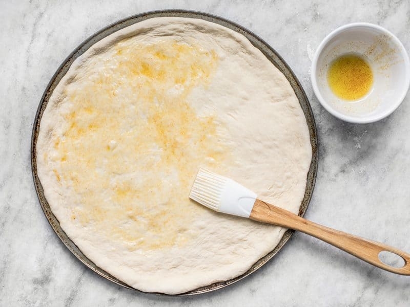 Garlicky Kale and Ricotta Pizza