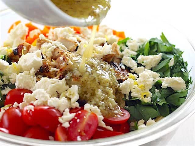 Greek Chicken Pasta Salad