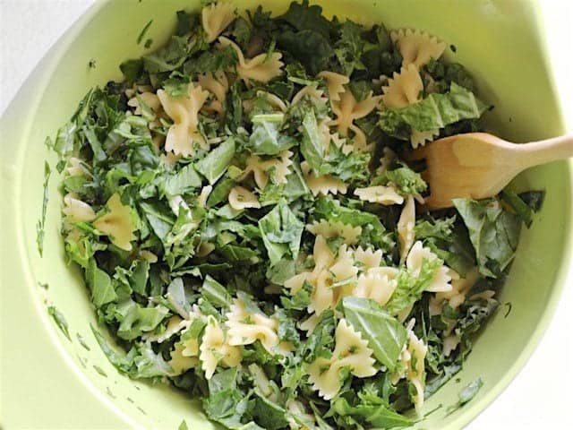 Kale and Salmon Caesar Salad