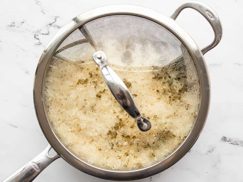 One Pot Lemon Garlic Shrimp and Rice