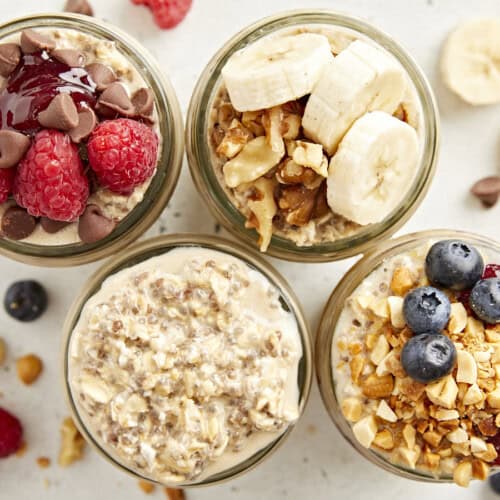 Overnight Oats (Base Recipe plus Variations)